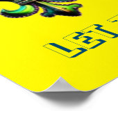 Mardi Gras Fleur De Lis Poster (Hoek)