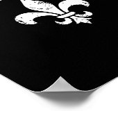 Mardi Gras Fleur De Lis Poster (Hoek)
