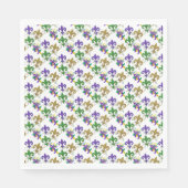 Mardi Gras fleur de lis Servet (Voorkant)