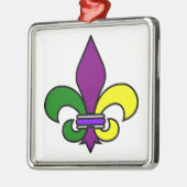 Mardi Gras - Fleur de Lis - SRF Metalen Ornament (Links)