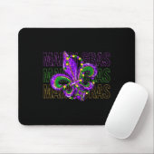 Mardi Gras Fleur de Lis Symbool Louisiana Carnaval Muismat (Met muis)