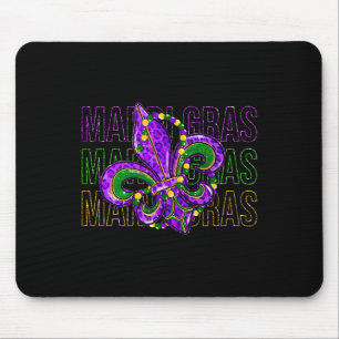 Mardi Gras Fleur de Lis Symbool Louisiana Carnaval Muismat