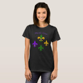 Mardi Gras Fleur de Lis T Shirt (Voorkant volledig)