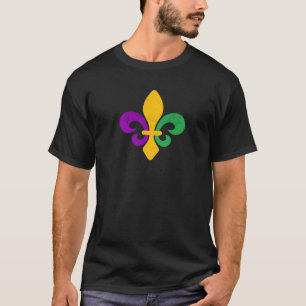 Mardi Gras Fleur De Lis T-Shirt