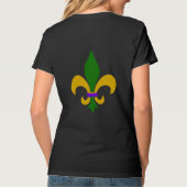 Mardi Gras Fleur de Lis T-Shirt (Achterkant)