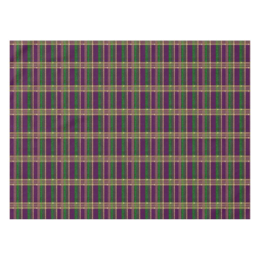 Mardi Gras Fleur De Lis Tafelkleed (Voorkant (Horizontaal))