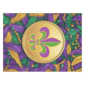 Mardi Gras Fleur de lis Tafelkleed (Voorkant (Horizontaal))