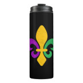 Mardi Gras Fleur De Lis Thermosbeker (Voorkant)
