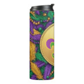 Mardi Gras Fleur de lis Thermosbeker (Gedraaid links)