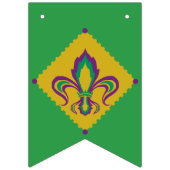 Mardi Gras Fleur De Lis Vlaggetjes (Eerste vlag)