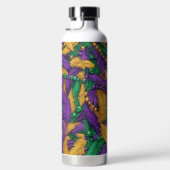 Mardi Gras Fleur de lis Waterfles (Rechts)