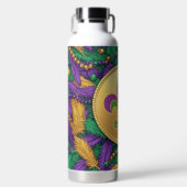 Mardi Gras Fleur de lis Waterfles (Voorkant)