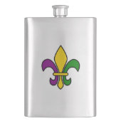 Mardi gras fleur de lys flacon (Voorkant)