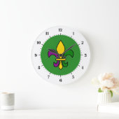 Mardi Gras fleur-de-lys Grote Klok (Huis)