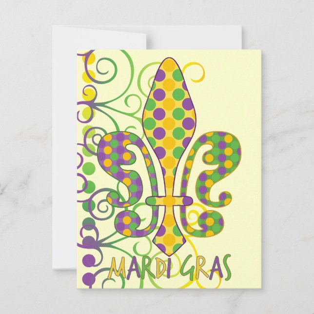 Mardi Gras Fleur de Stippen (Voorkant)