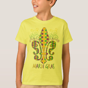 Mardi Gras Fleur de Stippen T-shirt