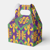 Mardi gras fleur di Lis Bedankdoosjes (Achterkant)