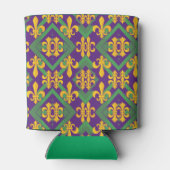 Mardi gras fleur di Lis Blikjeskoeler (Achterkant)