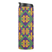 Mardi gras fleur di Lis Thermosbeker (Geroteerd rechts)