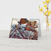 Mardi Gras Float Kaart (Gele Bloem)