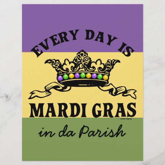 Mardi Gras Flyer (Voorkant)