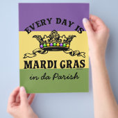 Mardi Gras Flyer (Hand)