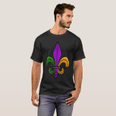 Mardi Gras  For Women Fat Tuesday Parade Fleur De  T-shirt (Voorkant volledig)