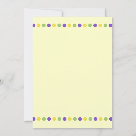 Mardi Gras Fortune Teller (Achterkant)