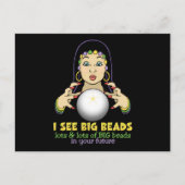 Mardi Gras Fortune Teller Briefkaart (Voorkant)