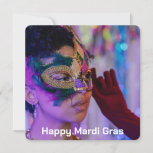 Mardi Gras-fotokaart