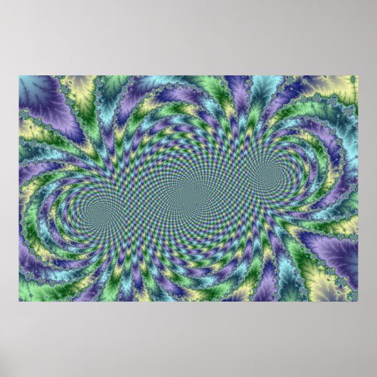 Mardi Gras - Fractal Poster (Voorkant)