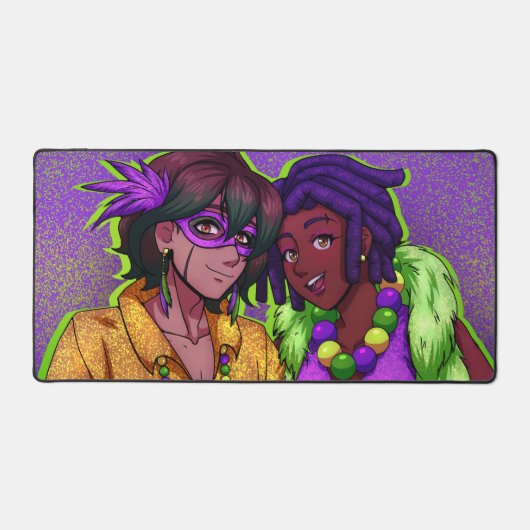 Mardi Gras Friends Bureaumat (Voorkant)