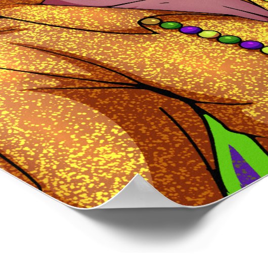 Mardi Gras Friends Poster (Hoek)