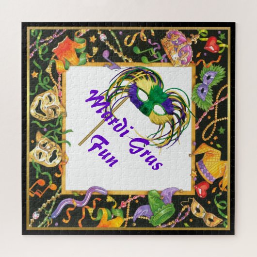 Mardi Gras Fun Legpuzzel (Horizontaal)