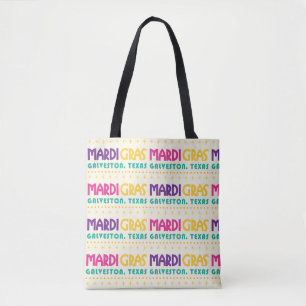 Mardi Gras, Galveston, Texas Tote Bag