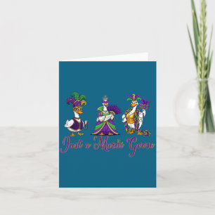 Mardi Gras Gans 2026 Cadeau Grappige T-Shirt Manne Kaart