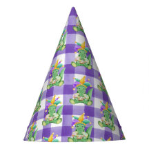 Mardi Gras Gators en Gingham Paper
