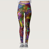 Mardi Gras geeft maskers Leggings Comfortable pant (Voorkant)