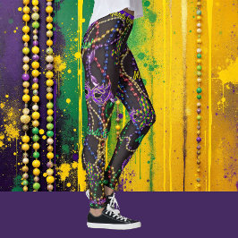 Mardi Gras geeft maskers Leggings Comfortable pant