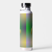Mardi Gras geel, Paarse, groen Waterfles (Rechts)