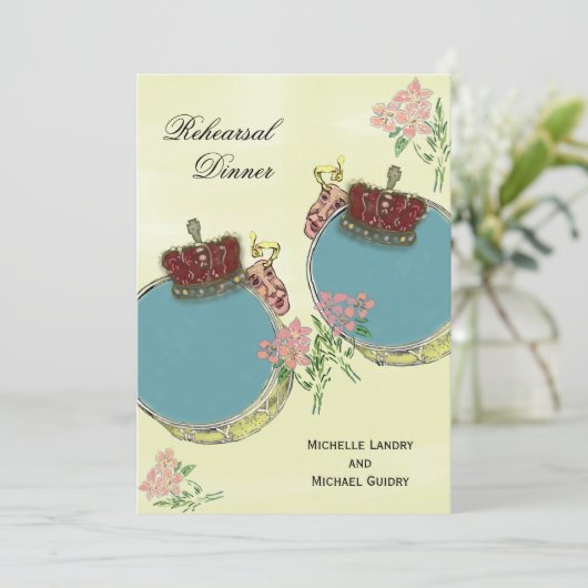  Mardi Gras Geïnspireerde repetitie Kaart (Staand voorkant)