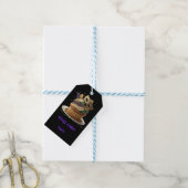 Mardi Gras Gemaskerde Cupcake Viering Cadeaulabel (Met Touw)