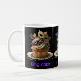 Mardi Gras Gemaskerde Cupcake Viering Koffiemok