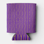 Mardi Gras Geometric Repeteren Blikjeskoeler (Voorkant)