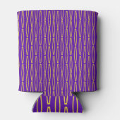 Mardi Gras Geometric Repeteren Blikjeskoeler (Achterkant)
