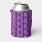 Mardi Gras Geometric Repeteren Blikjeskoeler (Blikje Achterkant)