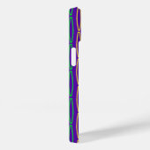 Mardi Gras Geometric Repeteren Case-Mate iPhone Case (Achterkant / Rechts)