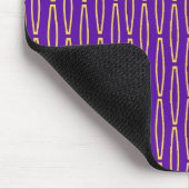 Mardi Gras Geometric Repeteren Muismat (Hoek)