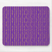 Mardi Gras Geometric Repeteren Muismat (Voorkant)