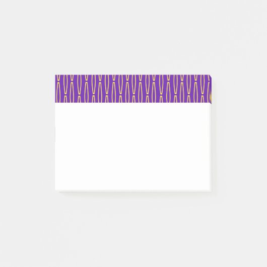 Mardi Gras Geometric Repeteren Post-it® Notes (Voorkant)